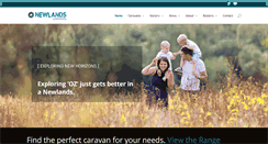 Desktop Screenshot of newlandscaravans.com.au