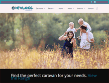 Tablet Screenshot of newlandscaravans.com.au